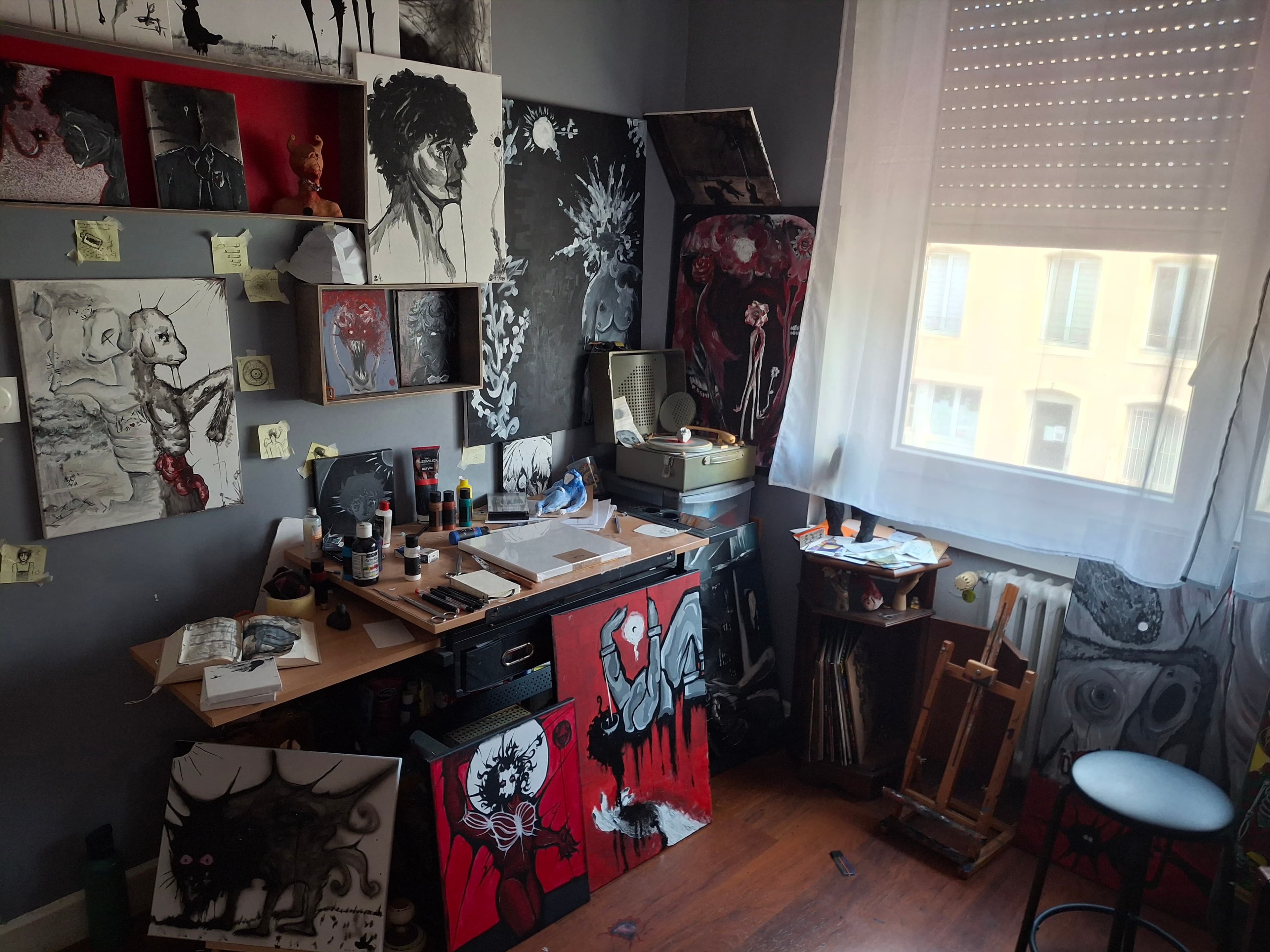 L'atelier de Léo-Paul Sorin — vue 1